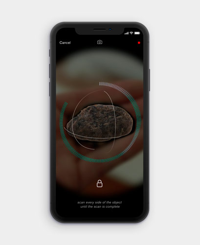Screenshot of the scanning process for decoding a memory.